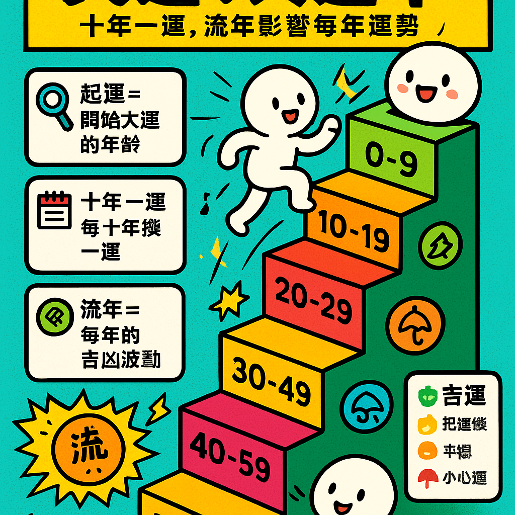 大運流年點樣分？