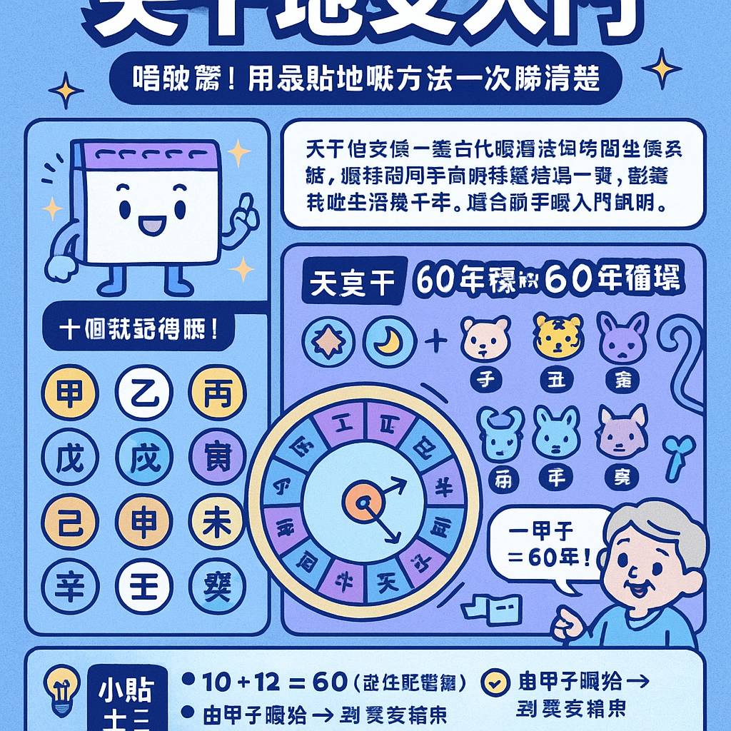 天干地支入門懶人包