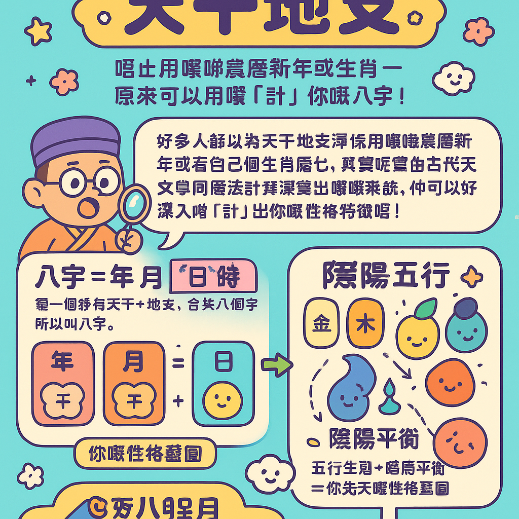 天干地支計你性格