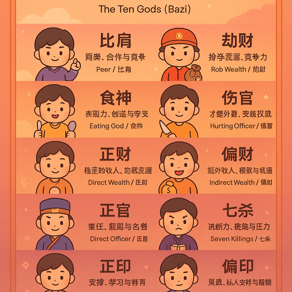 十神配對關係全解